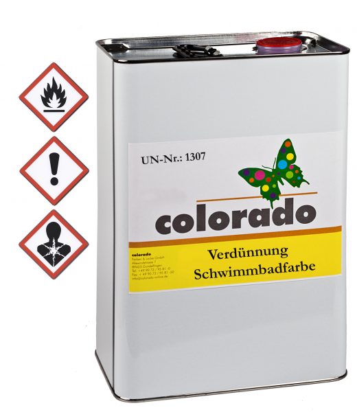 Verdünnung für Schwimmbadfarbe