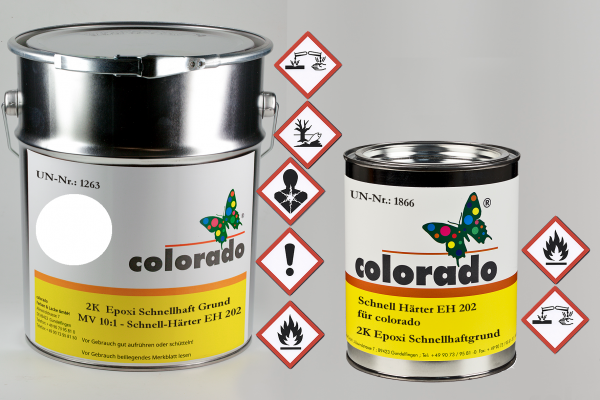 2K Epoxi Schnellhaftgrund NT, thixotrop MV 10:1 - Schnell-Härter EH202