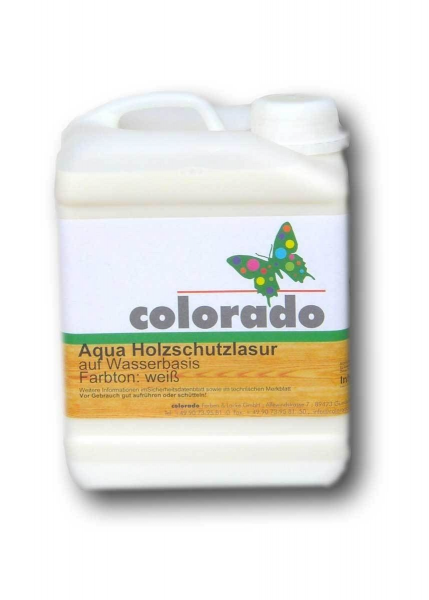 Aqua Holzschutzlasur auf Wasserbasis