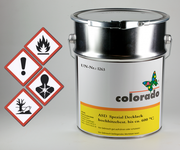 ASD Spezial Decklack hochhitzebest. bis ca. 600 °C